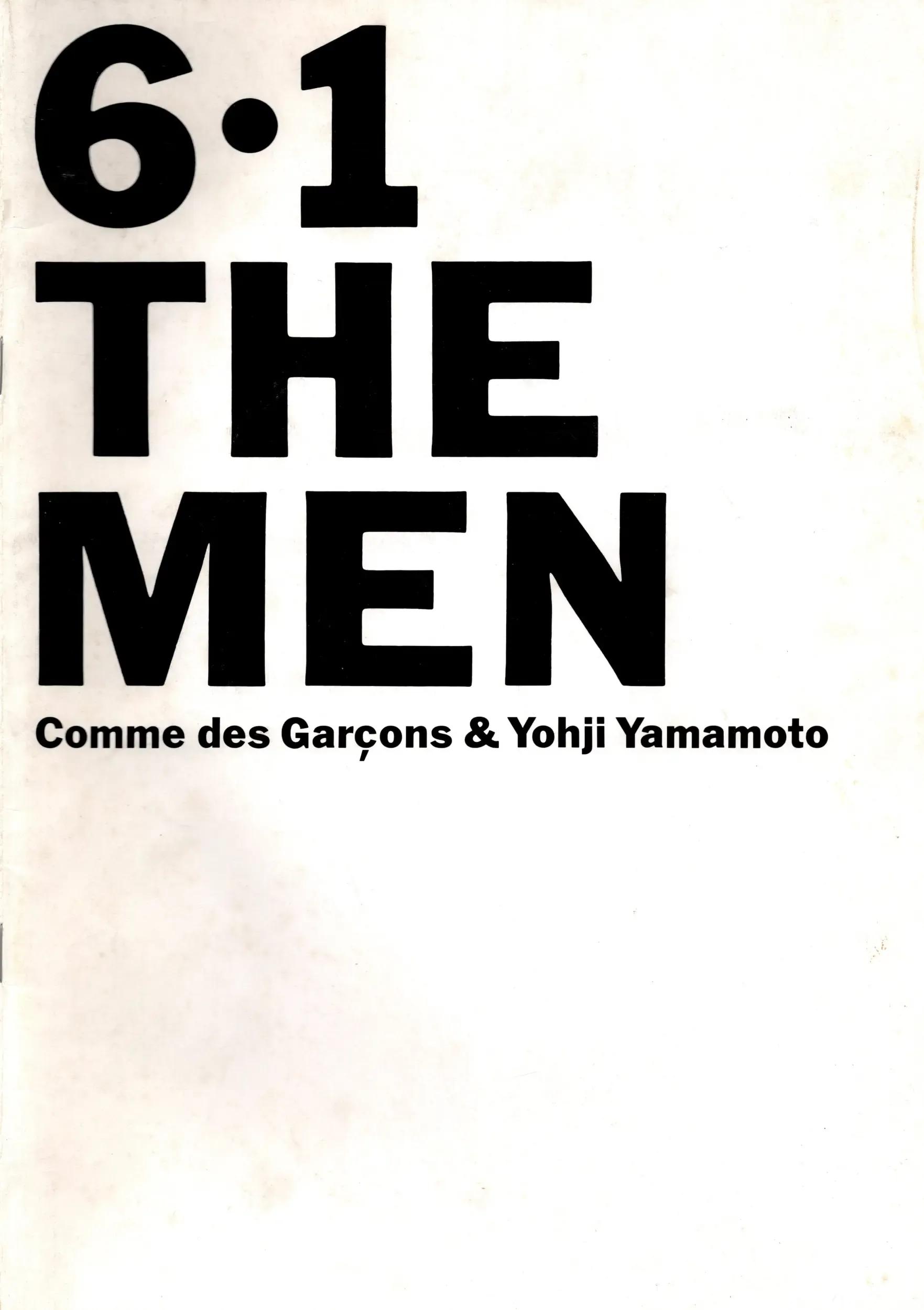 cover photo of '6.1 THE MEN Catalog' by Yohji Yamamoto