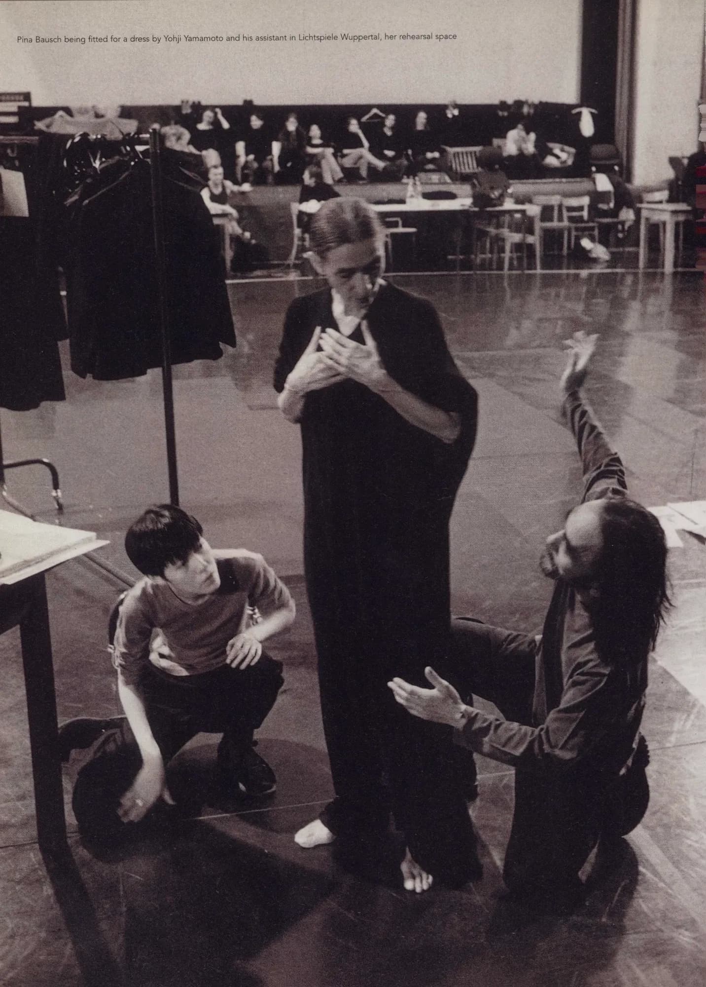 Pina Bausch and Yohji Yamamoto, 1998 (Source: MyClothingArchive)